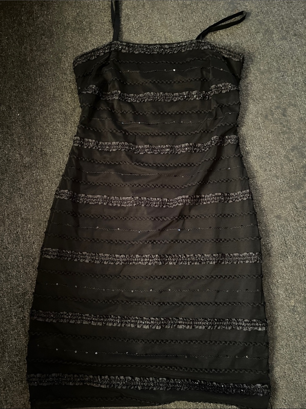 Black Strappy Sheath Dress - Elegant Evening Wear